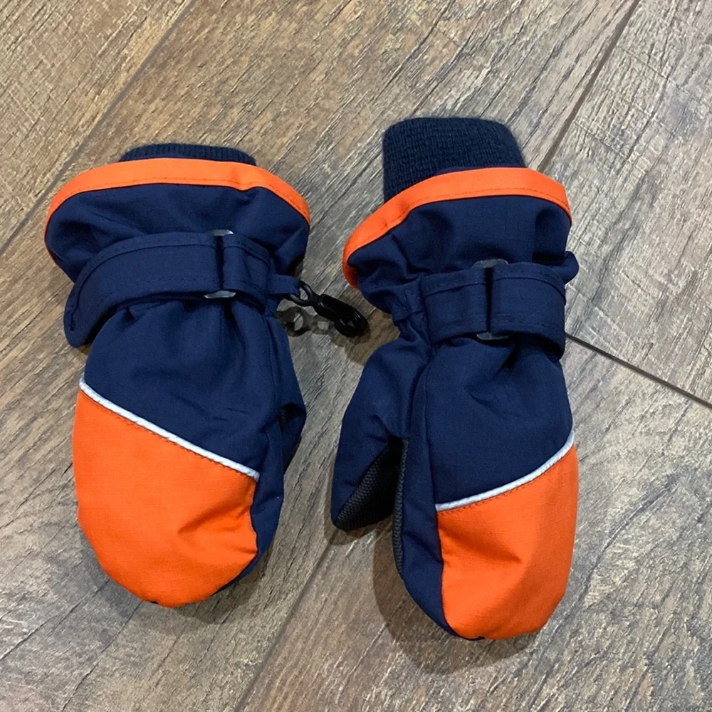 Pair of little boy mittens.